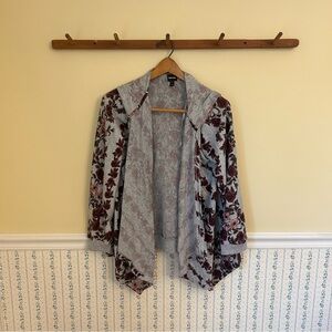 Db Sunday Floral Hooded Cardigan Sweater